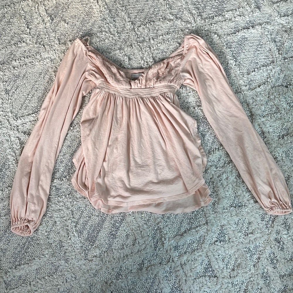 Flowy pink Urban Outfitters top